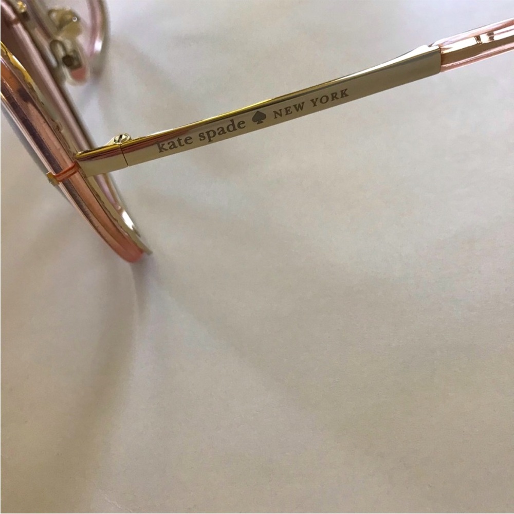 Kate Spade Gold and Brown Sunglasses - Picture 4 of 8